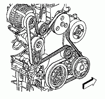 3.4L (3400) V6 Engine Belt Picture
