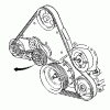 3.4 DOHC Cam Engine Drive Belt Diagram