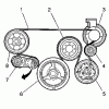 2.8 L. Belt Routing Diagram